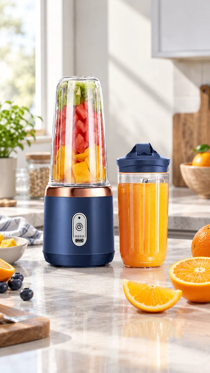 Licuadora portátil recargable BlendGo 400 ml azul